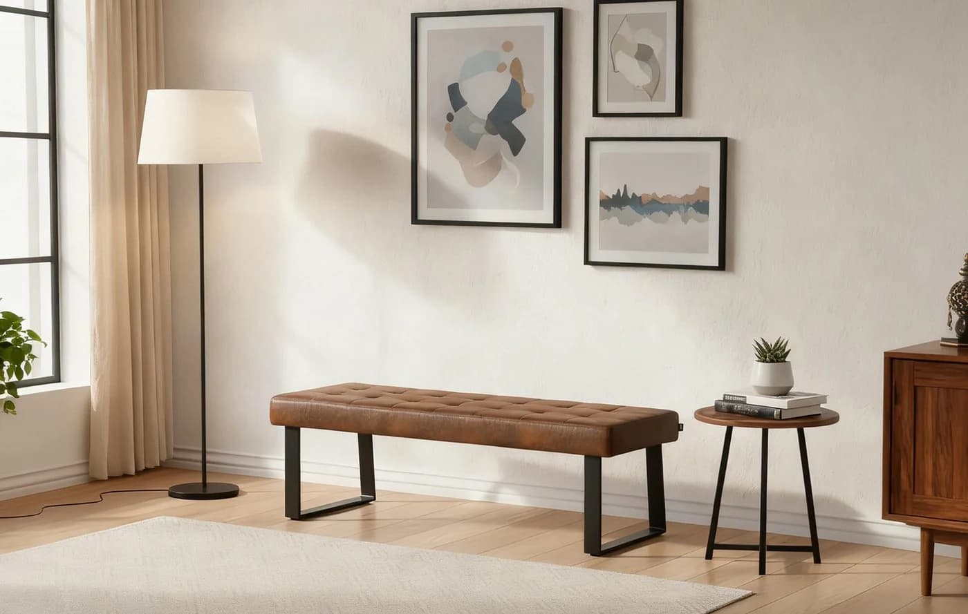 B&D home Essbank SIGFRID gepolstert Metallgestell - Bild 2
