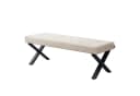 B&D home Essbank KAREN gepolstert Metallgestell 100/120/140/160cm Bild 1