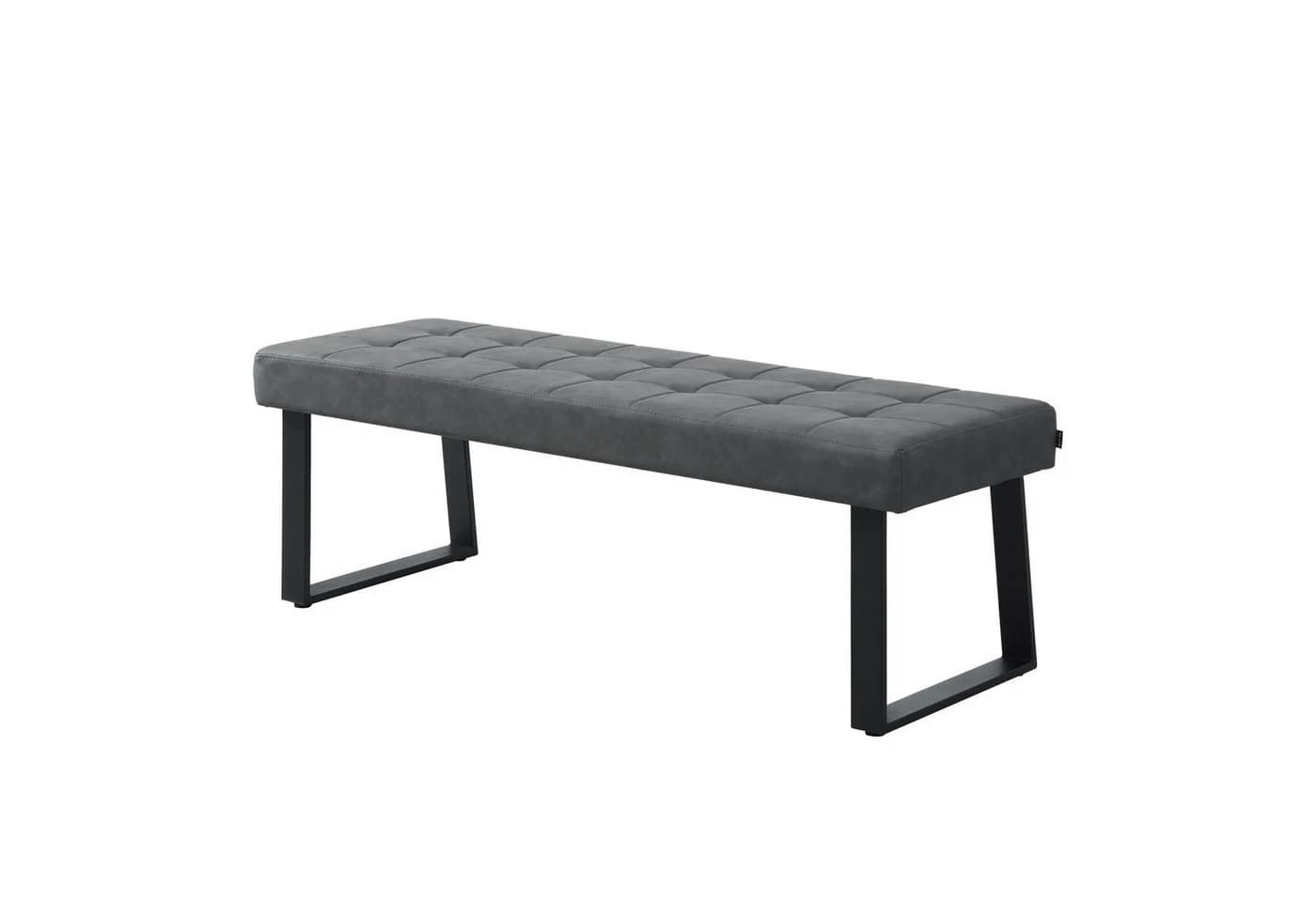B&D home Essbank SIGFRID 1-St, gepolstert, Metallgestell, mit/ohne Rückenlehne, in 100/120/140/160cm