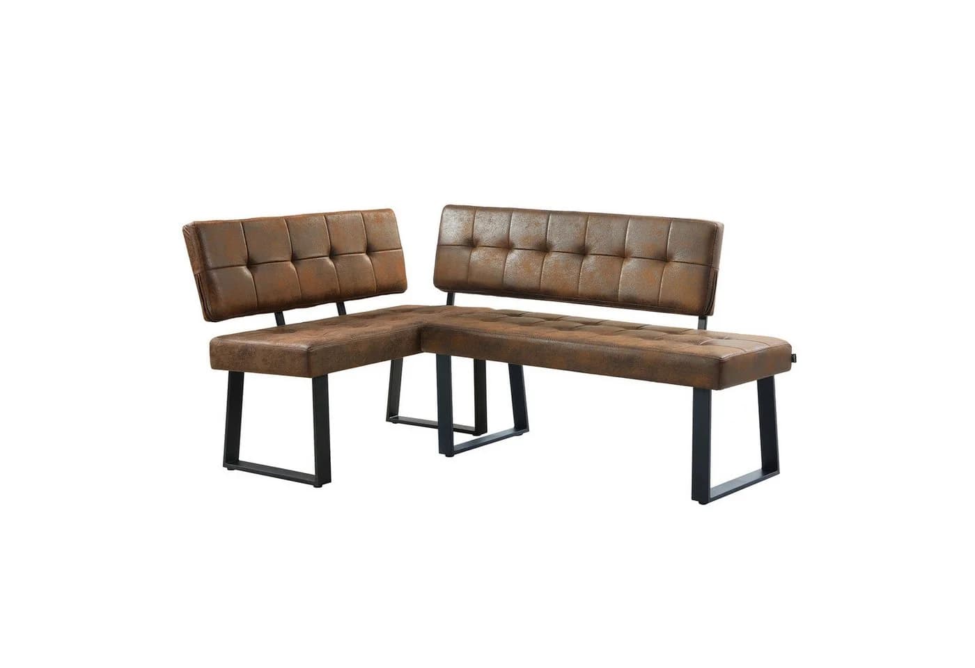 B&D home Eckbank AKA Braun Industrial Style gepolstert