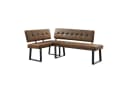 B&D home Eckbank AKA Industrial Style Braun Gepolstert Bild 1