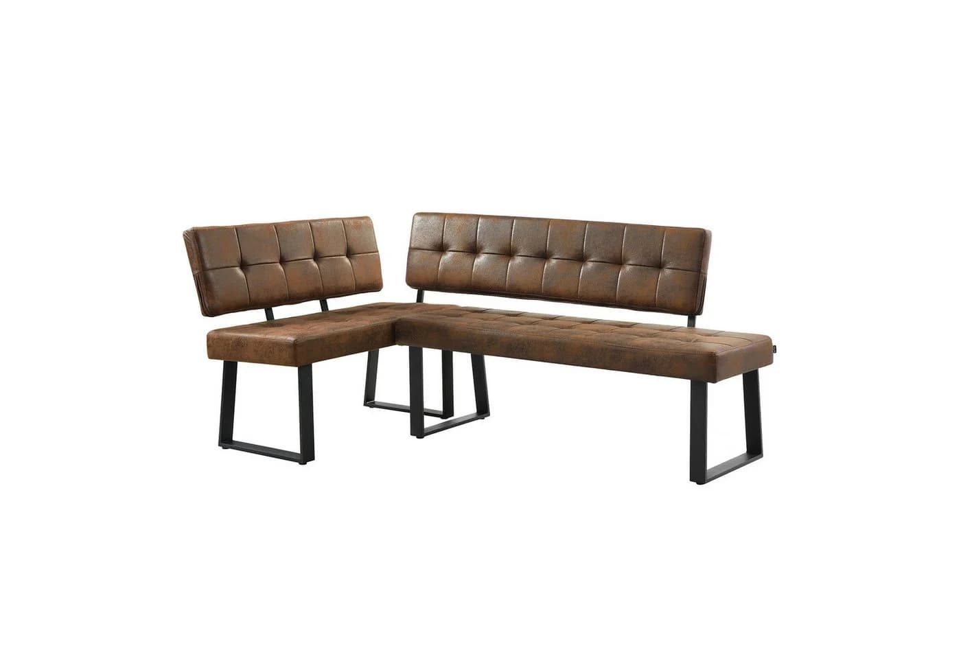 B&D home Eckbank AKA Industrial Style Braun Gepolstert