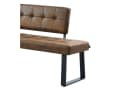 B&D home Eckbank AKA Industrial Style Braun Gepolstert Bild 5
