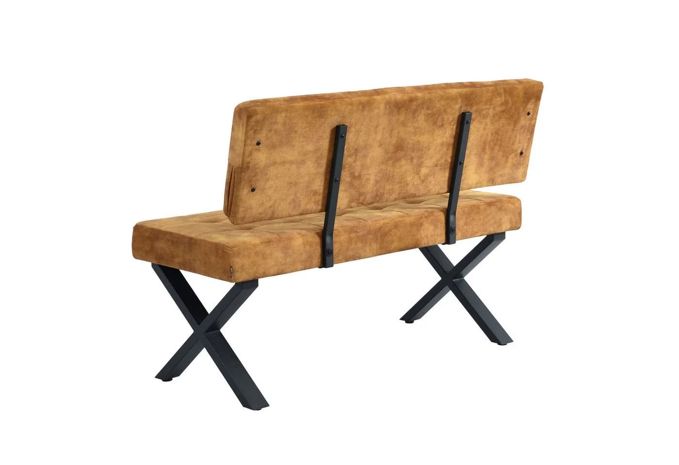 B&D home Eckbank EKA Industrial Style Gelb Gepolstert - Bild 3