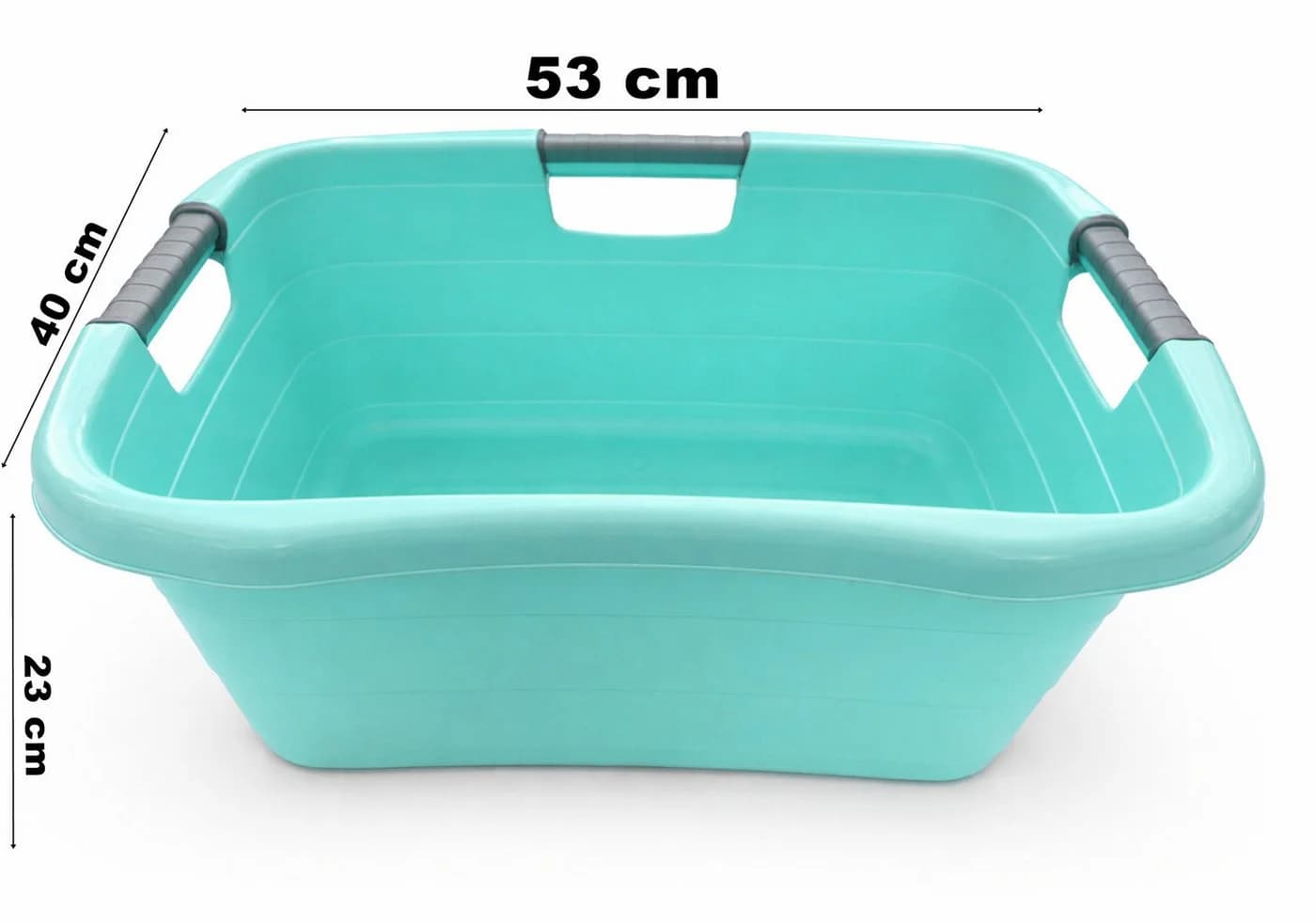 Ebaxx Wäschewanne 25L Türkis Ergonomisch