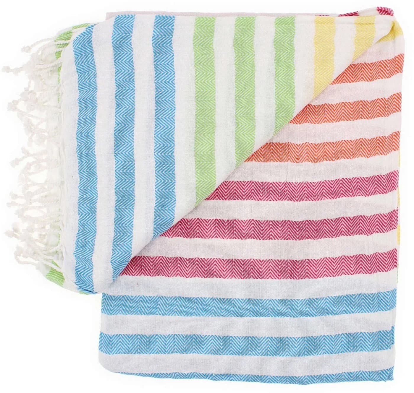 Ebaxx Strandtuch XL 100x180 cm 100% Baumwolle Bunt