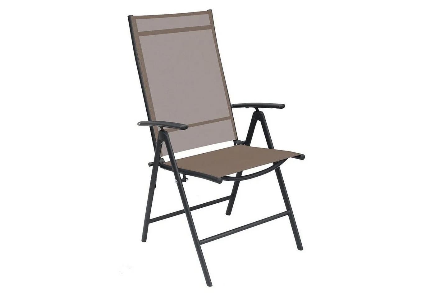 Mojawo Klappstuhl Hochlehner 7-fach verstellbar Gartenstuhl Anthrazit - Bild 2