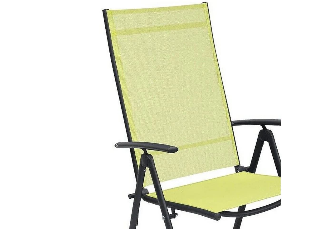 Mojowo Klappstuhl Hochlehner 7-fach verstellbar Anthrazit Limegrün - Bild 3