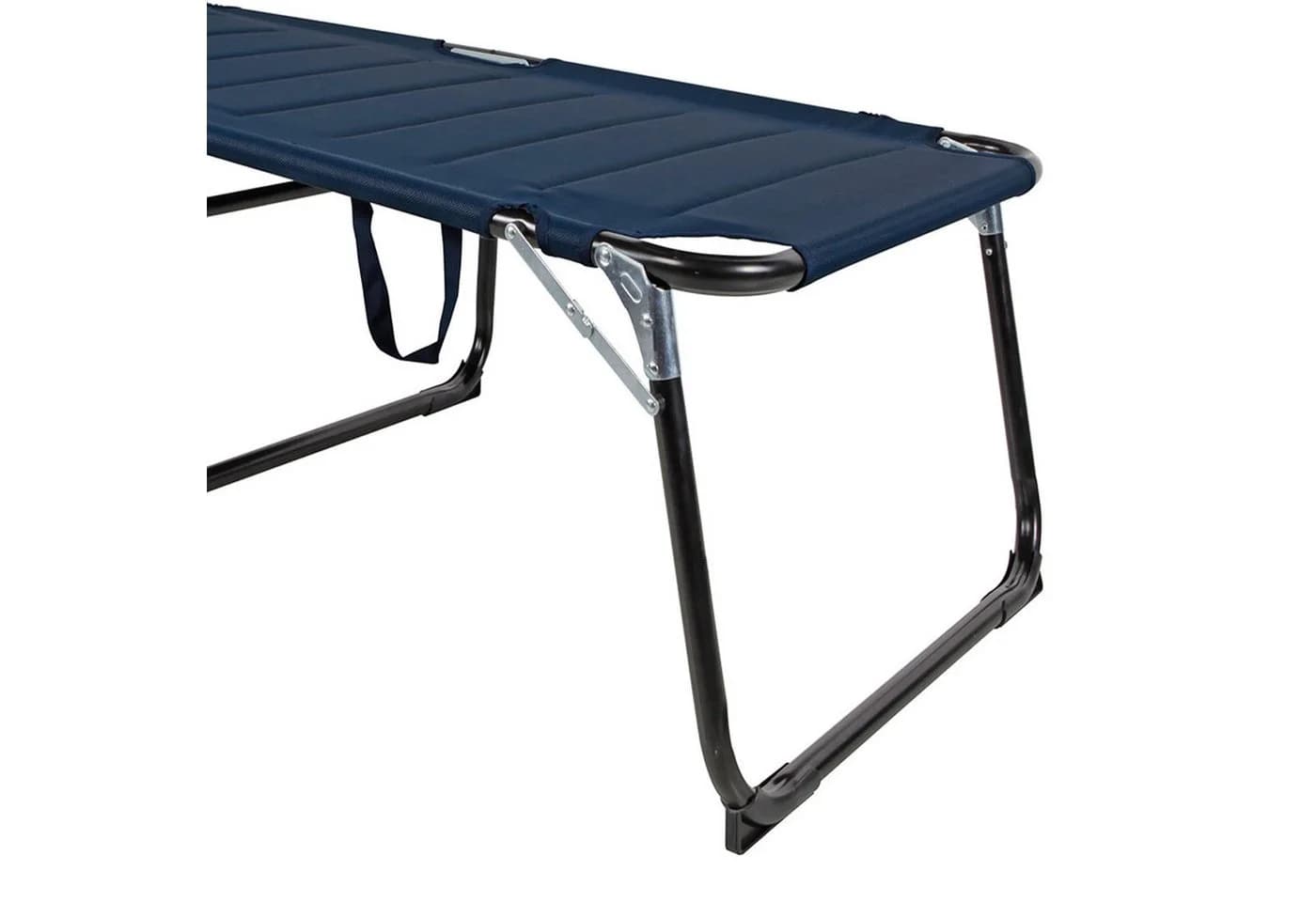Mojawo Gartenliege Aluminium mit Sonnendach und Kissen Dunkelblau - Bild 5