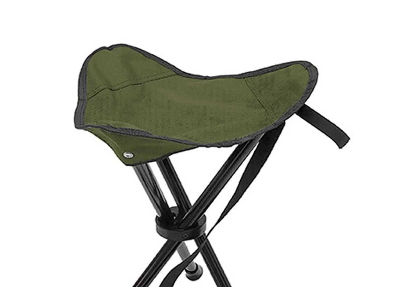 Mojawo Dreibeinhocker Campinghocker Anglerhocker mit Tragegurt Olivgrün - Bild 5