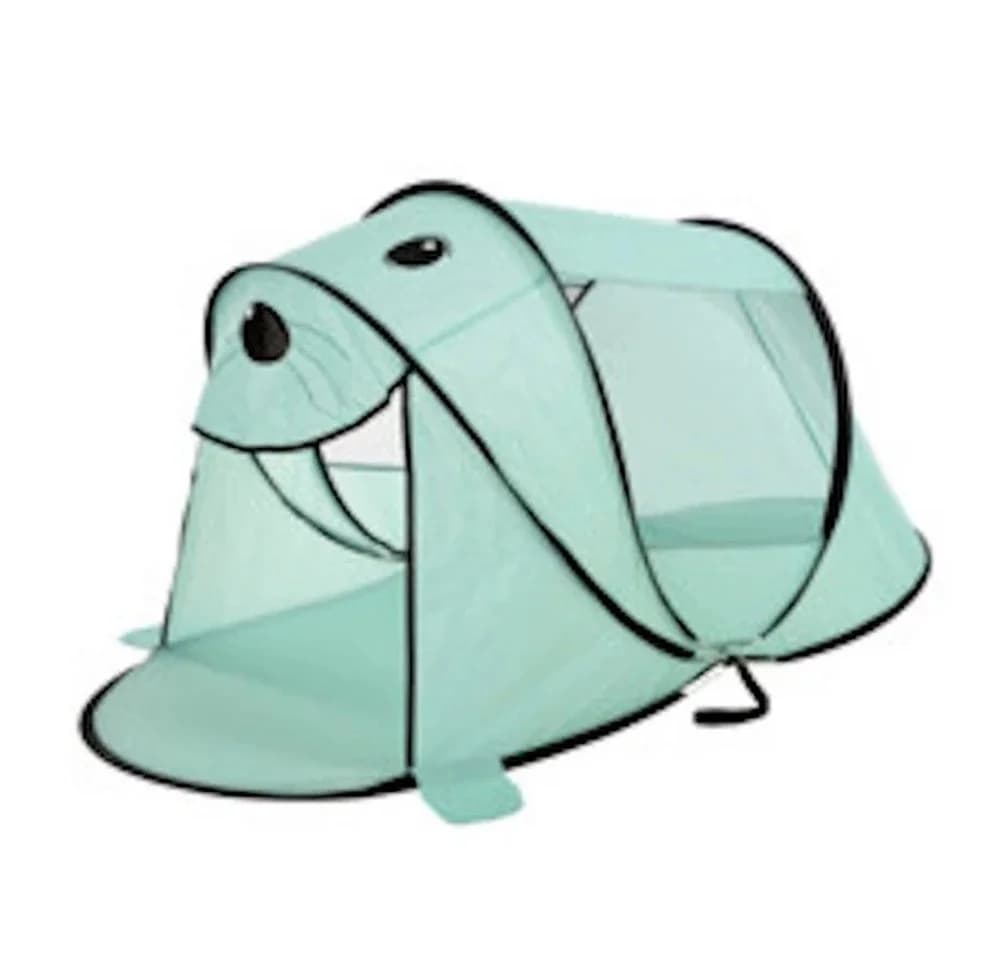 Mojawo Pop-Up Strandzelt Kinder Türkis UV 50+ Drachen Design - Bild 2