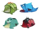 Mojawo Pop-Up Strandzelt Kinder Türkis UV 50+ Drachen Design Bild 4