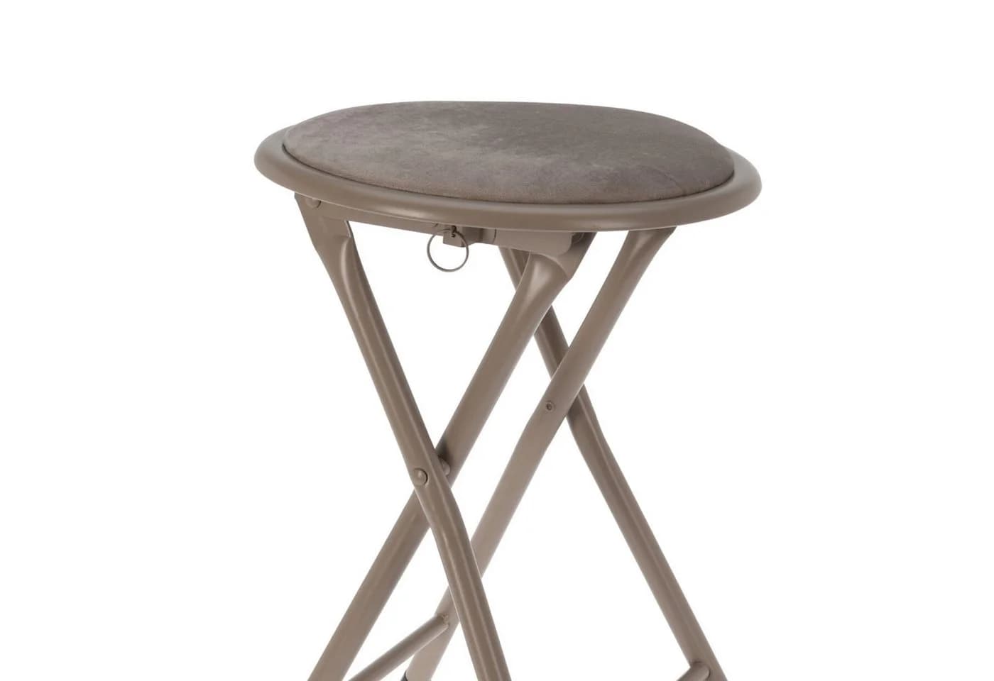 Mojawo Klapphocker Beige Samt Sitzfläche - Bild 4