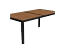 Mojawo Küchentisch Gartentisch Holzoptik 150x80 cm Bild 4