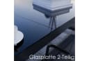 Mojawo Glastisch Schwarz 150x80 cm Garten Esstisch Outdoor Bild 4