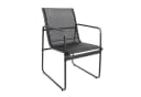 Mojawo Essgruppe 7tlg Gartengarnitur Schwarz Metall Glastisch Bild 4