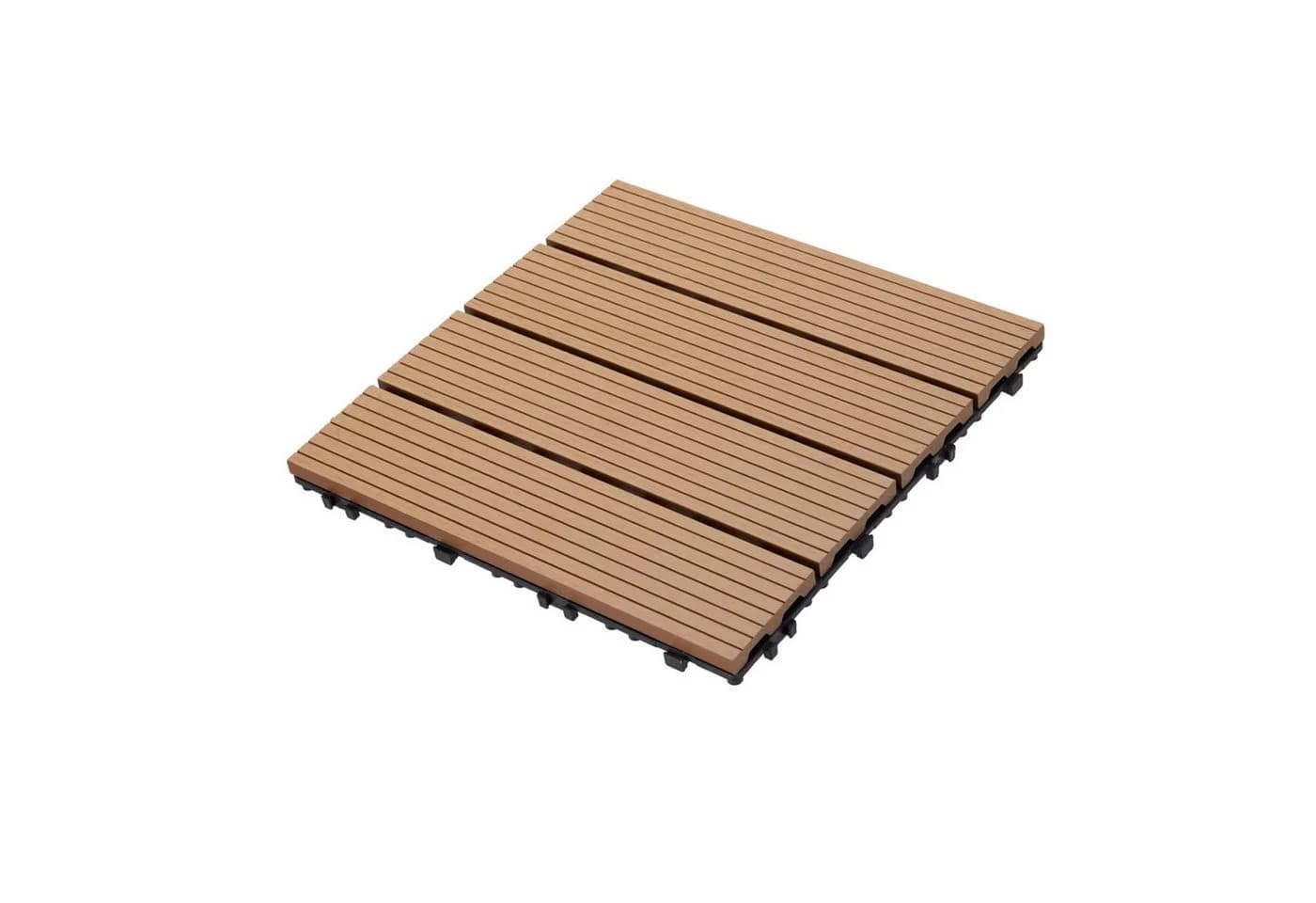 Mojawo WPC Klickfliese 12er Set Braun 30x30cm - Bild 4