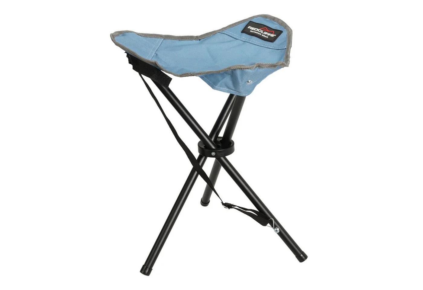 Mojawo 3-Bein Klapphocker Campinghocker Anglerhocker mit Tragegurt Blau - Bild 2