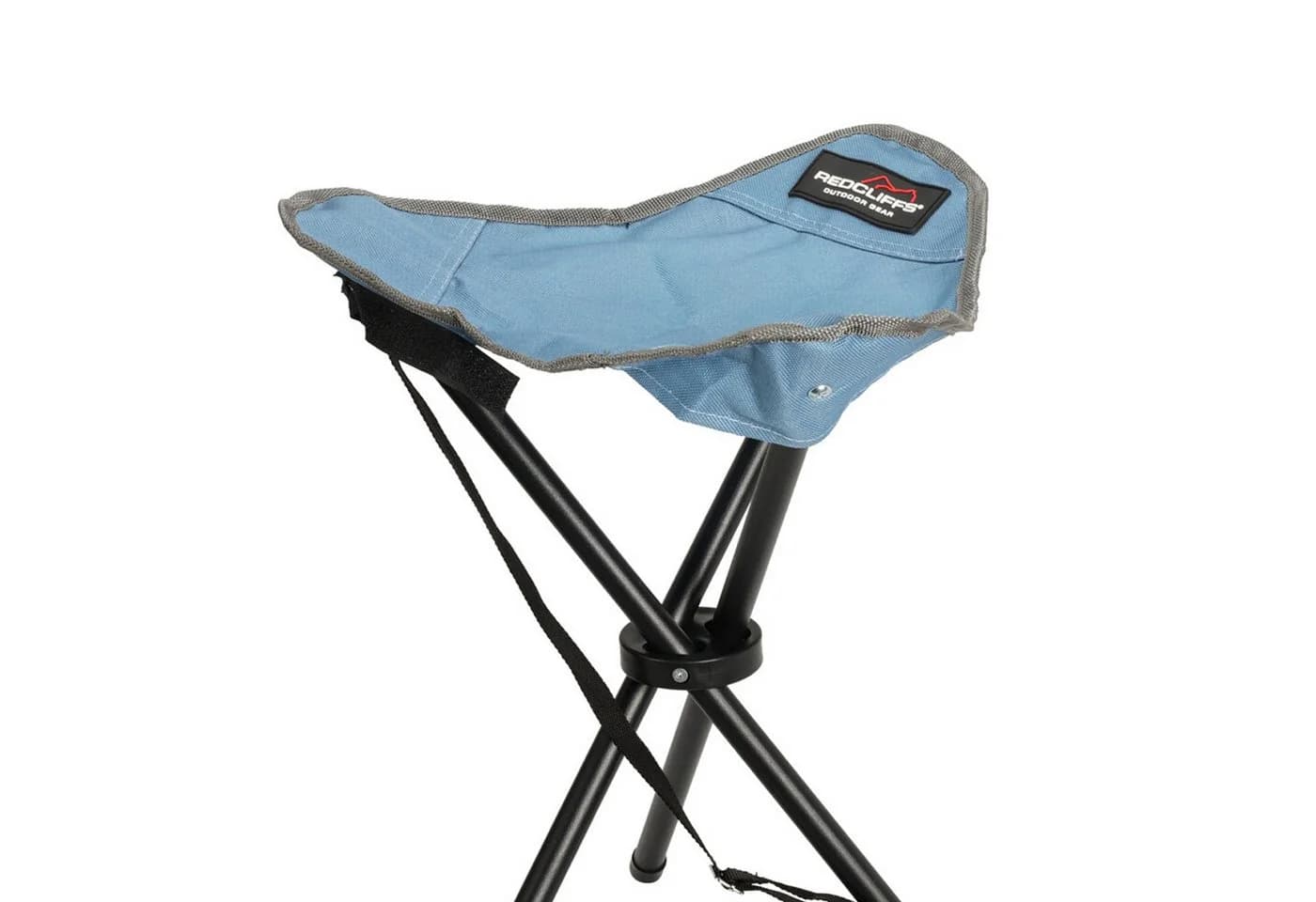 Mojawo 3-Bein Klapphocker Campinghocker Anglerhocker mit Tragegurt Blau - Bild 3