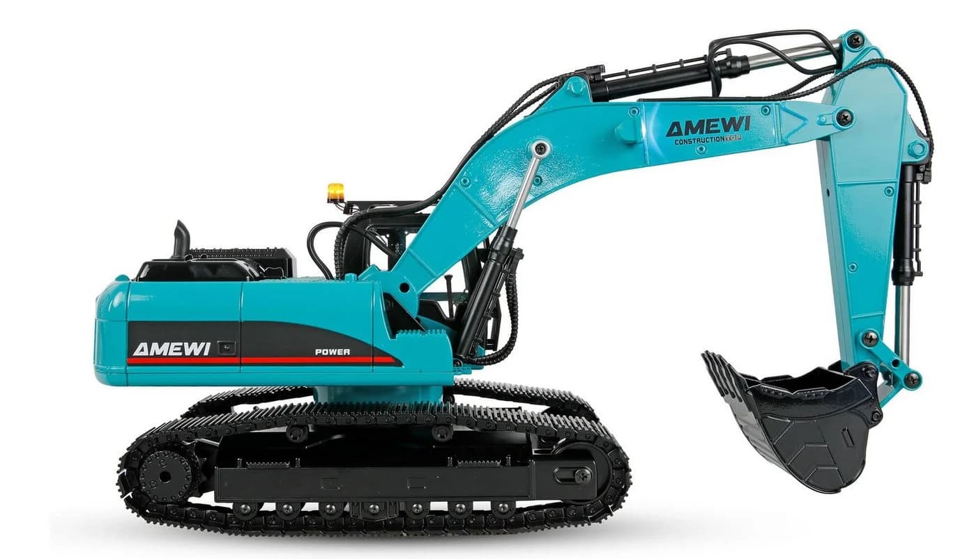 Amewi RC-Bagger G705E Metall 1:14 RTR mit Zubehör Set - Bild 4