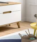 Inn.Furn Lowboard Hygge Weiß Nox Eiche Soft-Close Bild 3