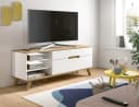 Inn.Furn Lowboard Hygge Weiß Nox Eiche Soft-Close Bild 4