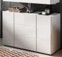 Inn.Furn Waschbeckenunterschrank Larik Weiß Hochglanz Modern Bild 2