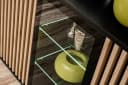 Furn.Design Sideboard Morgan Schwarz mit LED und Push-to-Open Bild 4