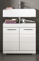 Inn.Furn Waschbeckenunterschrank Shawn weiß Hochglanz Bild 1