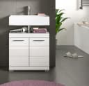 Inn.Furn Waschbeckenunterschrank Shawn weiß Hochglanz Bild 3