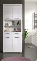 Inn.Furn Hochschrank Shawn Badschrank weiß Hochglanz 4-türig Bild 5