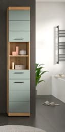 Inn.Furn Hochschrank Shawn Badschrank Salbei Eiche 2-türig Bild 3