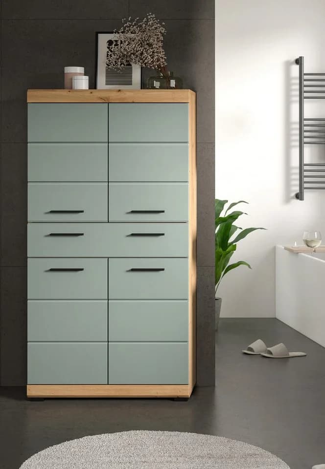 Inn.Furn Midischrank Shawn 4-türig Salbei Eiche - Bild 3