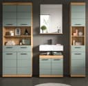 Inn.Furn Badmöbel-Set Shawn 4-teilig Salbei Grün Artisan Eiche Bild 1