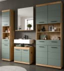 Inn.Furn Badmöbel-Set Shawn 4-teilig Salbei Grün Artisan Eiche Bild 2