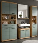 Inn.Furn Badmöbel-Set Shawn 4-teilig Salbei Grün Artisan Eiche Bild 5