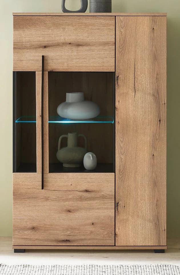 Furn.Design Highboard Design-D Evoke Eiche Dekor 90 x 140 cm - Bild 3