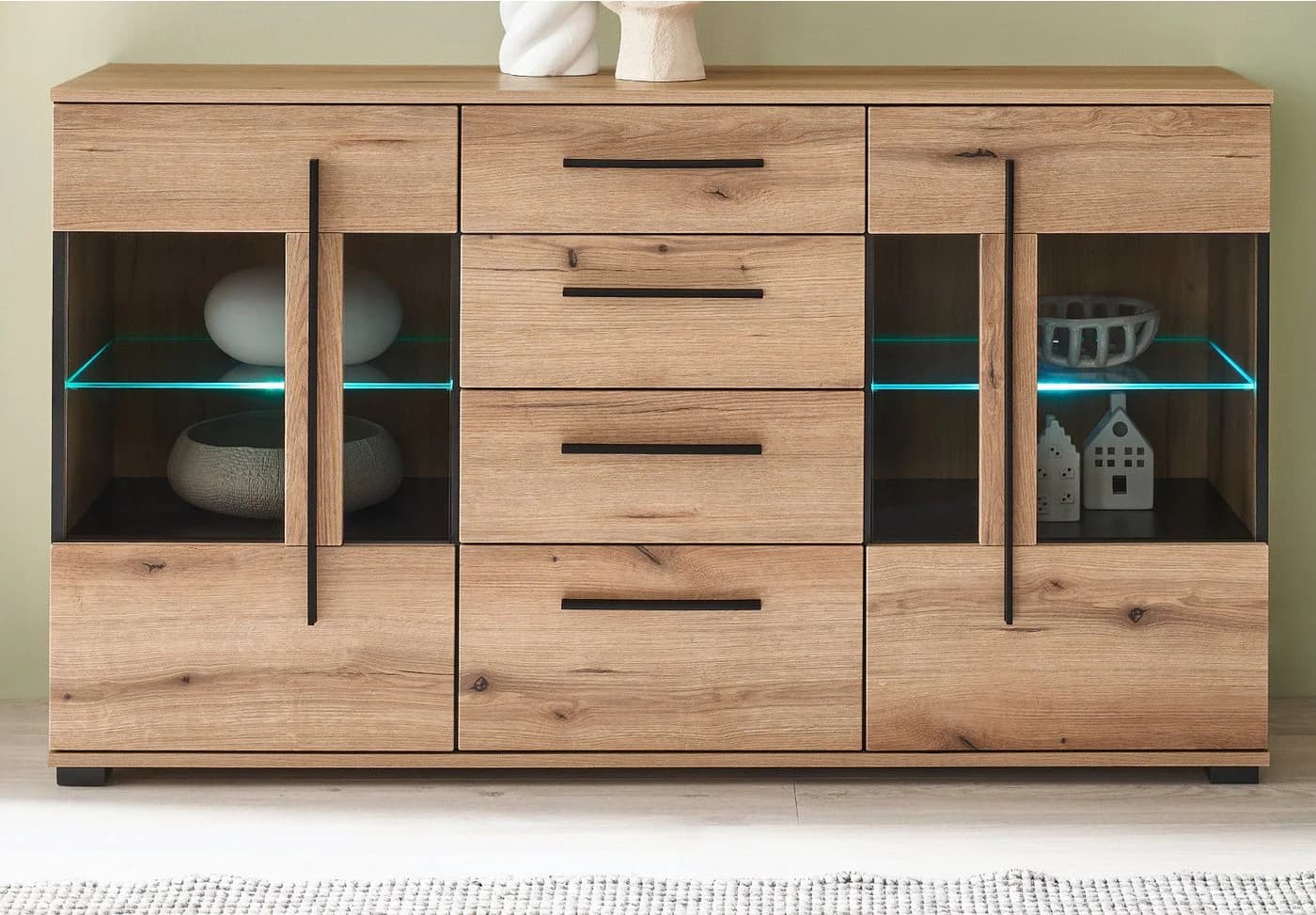 Furn.Design Sideboard Design-D Evoke Eiche Dekor Soft-Close