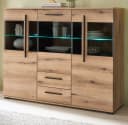Furn.Design Highboard Design-D Eiche Dekor 160 cm mit Soft-Close Bild 2