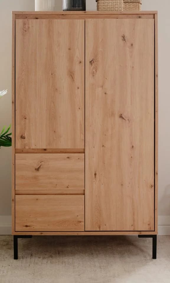 Furn.Design Highboard Bastia Eiche Artisan Moderner Stauraum