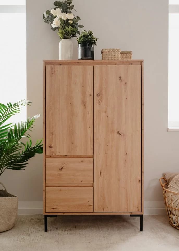 Furn.Design Highboard Bastia Eiche Artisan Moderner Stauraum - Bild 3