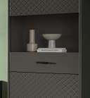Inn.Furn Wohnwand Madea 4-teilig Grau Matt Push-to-Open Bild 5