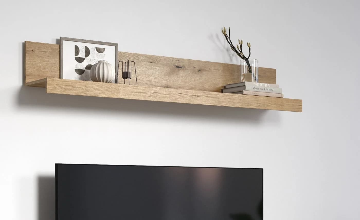 Furn.Design Wandboard Tralee Eiche Dekor Modernes Wandregal - Bild 3