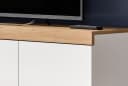 Inn.Furn Lowboard Siena TV Unterschrank Weiß Eiche 180 cm Bild 5