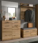 Inn.Furn Schuhkommode Shawn Eiche Dekor 2-türig mit Schubladen Bild 3