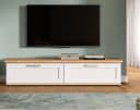 Inn.Furn Lowboard Mirano TV Unterschrank Weiß Landhaus Eiche Artisan Bild 5