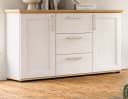 Inn.Furn Sideboard Mirano Weiß Landhaus Eiche Artisan Bild 4