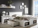 Furn.Design Stauraumbett Hooge Weiß Landhausstil Bild 3