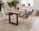 Furn.Design Esstisch Malta Anthrazit Eiche Artisan ausziehbar Bild 3