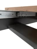Furn.Design Esstisch Malta Anthrazit Eiche Artisan ausziehbar Bild 5